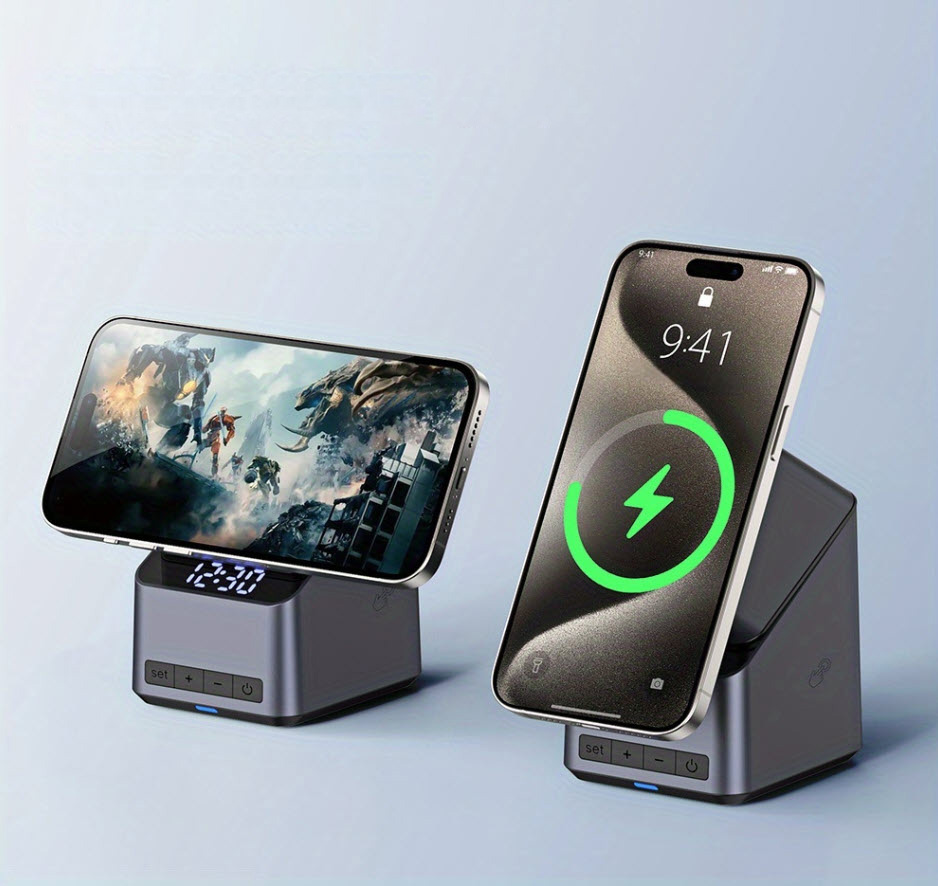 Đế sạc nhanh không dây 4 in 1 cho điện thoại, đồng hồ, airpods MT-X11 giao thức QC3.0 23W