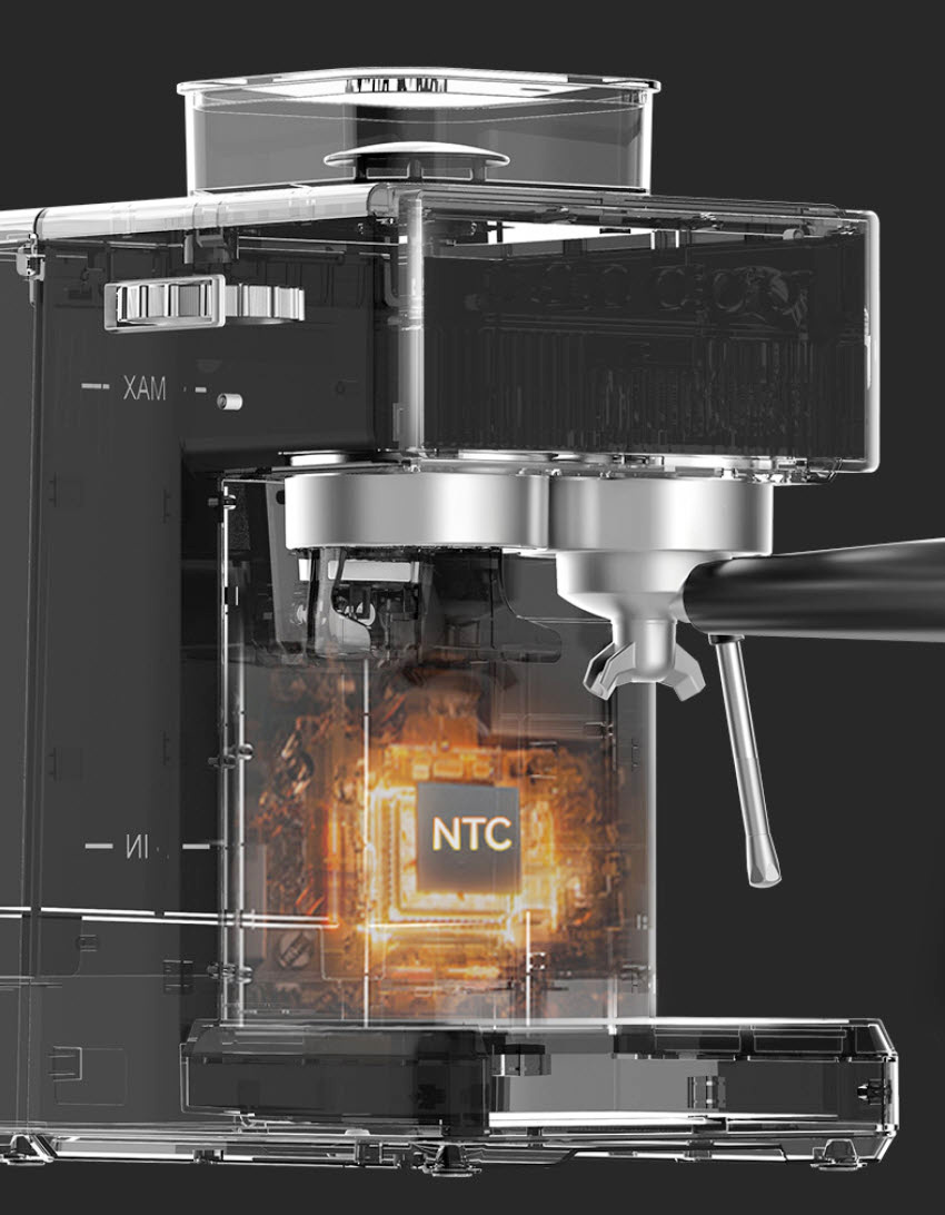 Máy pha cafe tự động Espresso & Cappuccino có chức năng đánh sữa CM5520 công suất 1350w