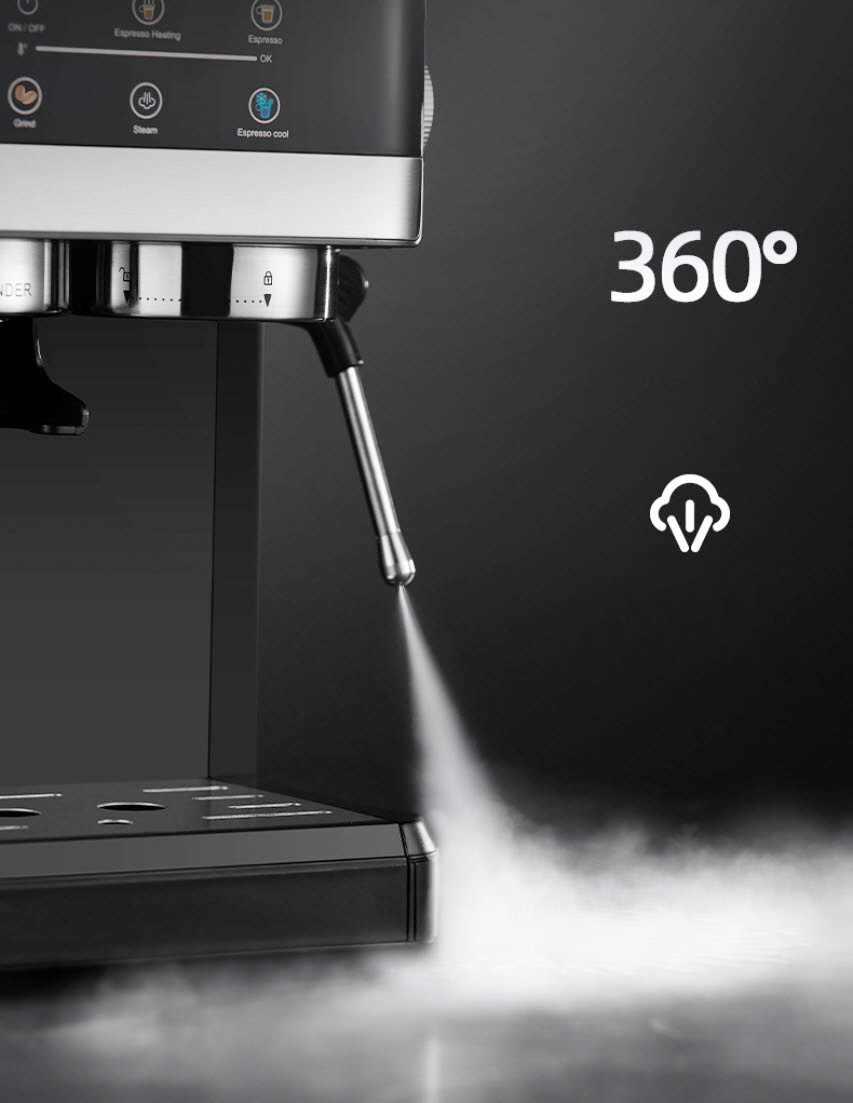 Máy pha cafe tự động Espresso & Cappuccino có chức năng đánh sữa CM5520 công suất 1350w