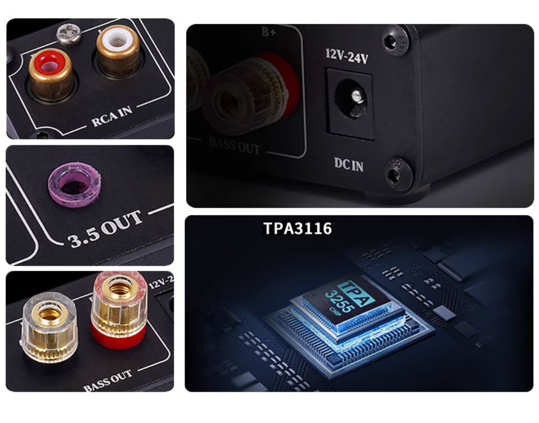 Bộ khuếch đại cho subwoofer 100W Class D model B10