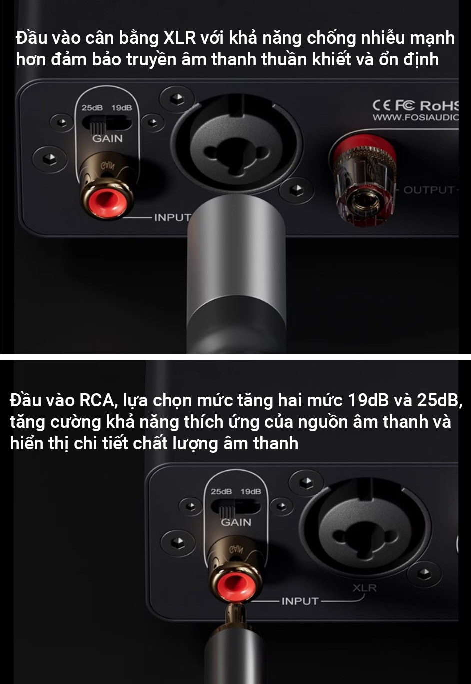 Bộ khuếch đại digital 1 kênh FosiAudio V3MONO chip TI NE5532 250W