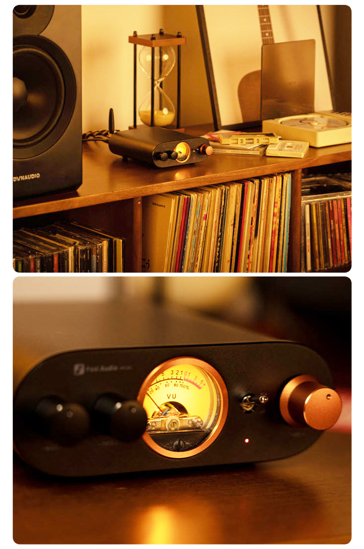 Bộ khuếch đại digital đèn VU FosiAudio MC101 chip đôi TPA3116 bluetooth 5.3