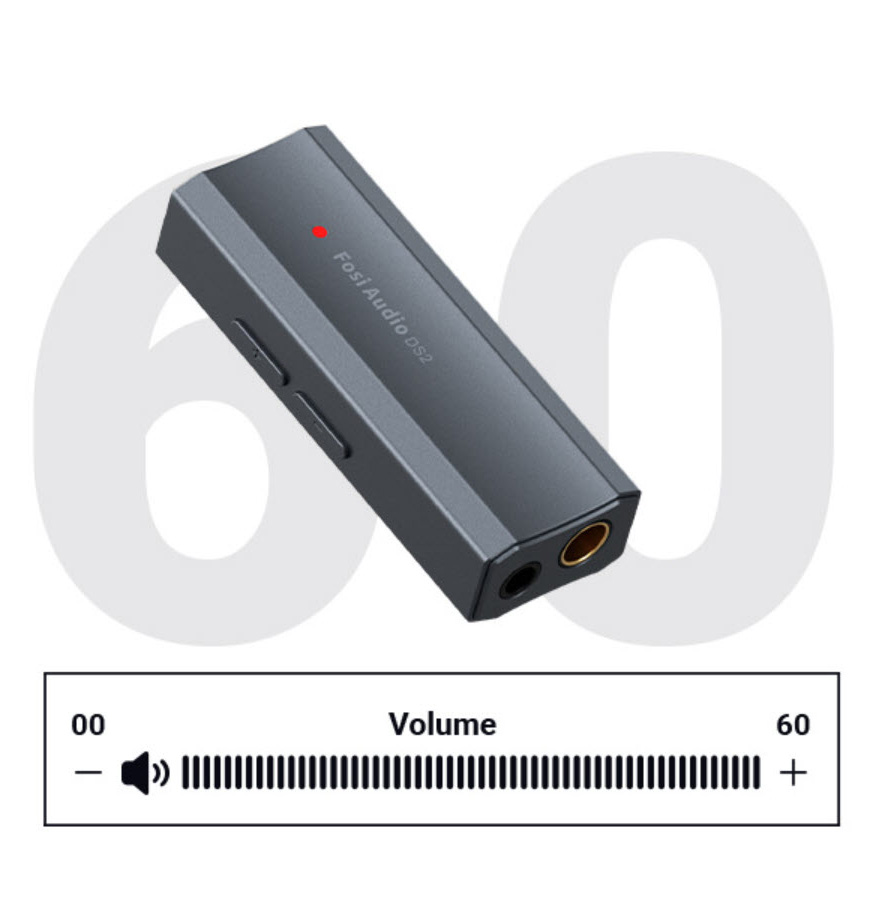 Bộ giải mã âm thanh DAC chip đôi CS43131 FosiAudio DS2 cho tai nghe hoặc loa kiểm âm