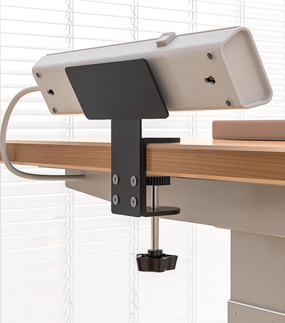 Giá đỡ ổ cắm điện gắn cạnh bàn làm việc đa năng YC011 vật liệu thép tĩnh điện