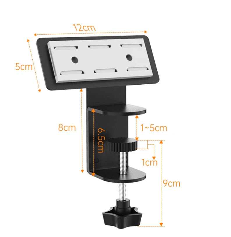 Giá đỡ ổ cắm điện gắn cạnh bàn làm việc đa năng YC011 vật liệu thép tĩnh điện