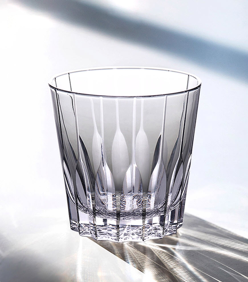 Ly whisky pha lê 330ml chế tác thủ công Edo Kiriko Vianasa VS3323