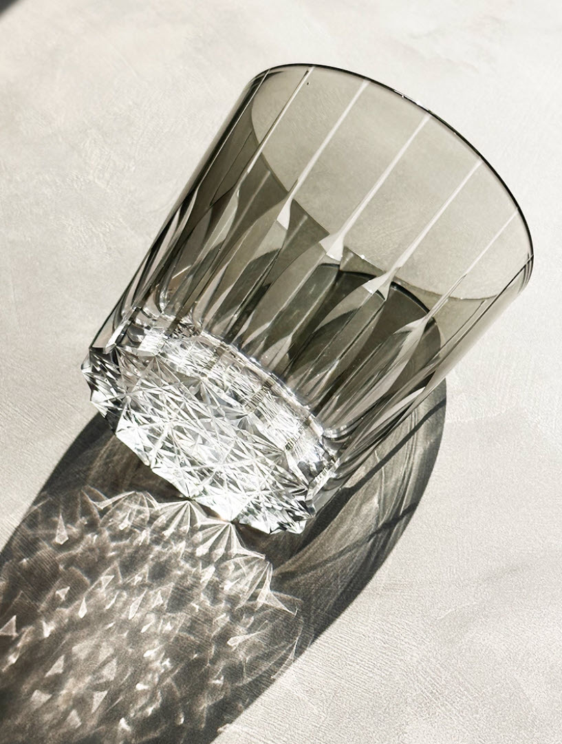 Ly whisky pha lê 330ml chế tác thủ công Edo Kiriko Vianasa VS3323