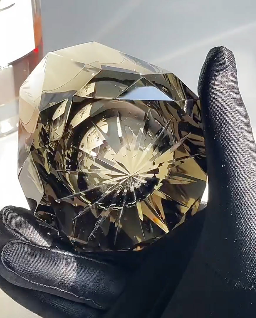 Ly whisky pha lê 200ml chế tác thủ công K9 Black Mystery Vianasa VS2323B