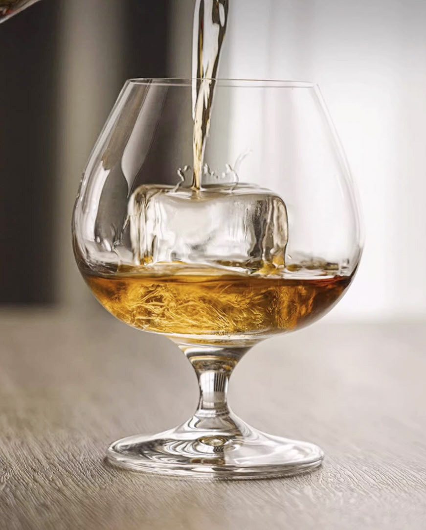 Ly wishky pha lê K9 chế tác thủ công mẫu Brandy Starlight Vianasa VS33434