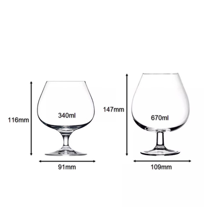 Ly wishky pha lê K9 chế tác thủ công mẫu Brandy Starlight Vianasa VS33434