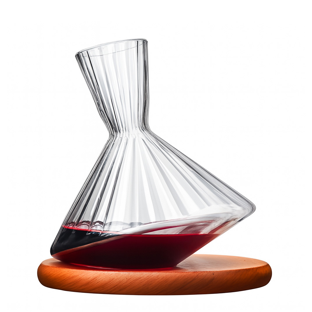 Decanter bình thở vang pha lê 1000ml mẫu Spiral Cone Vianasa VS33434A