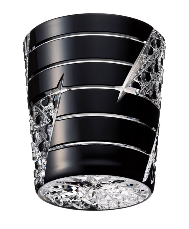 Ly wishky pha lê 280ml chế tác thủ công Edo Kiriko mẫu July Night Vianasa VS23212