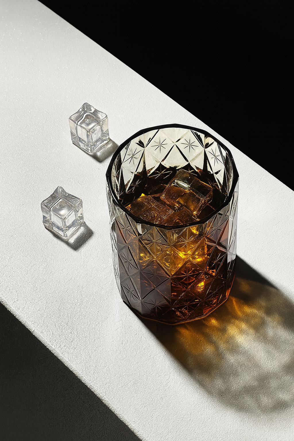 Ly wishky pha lê K9 mẫu Brilliant Galaxy 250ml chế tác thủ công Vianasa VS3434D