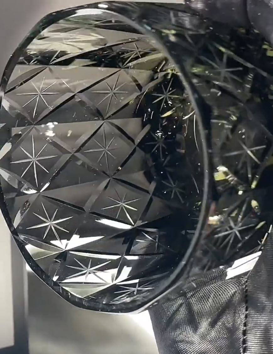 Ly wishky pha lê K9 mẫu Brilliant Galaxy 250ml chế tác thủ công Vianasa VS3434D