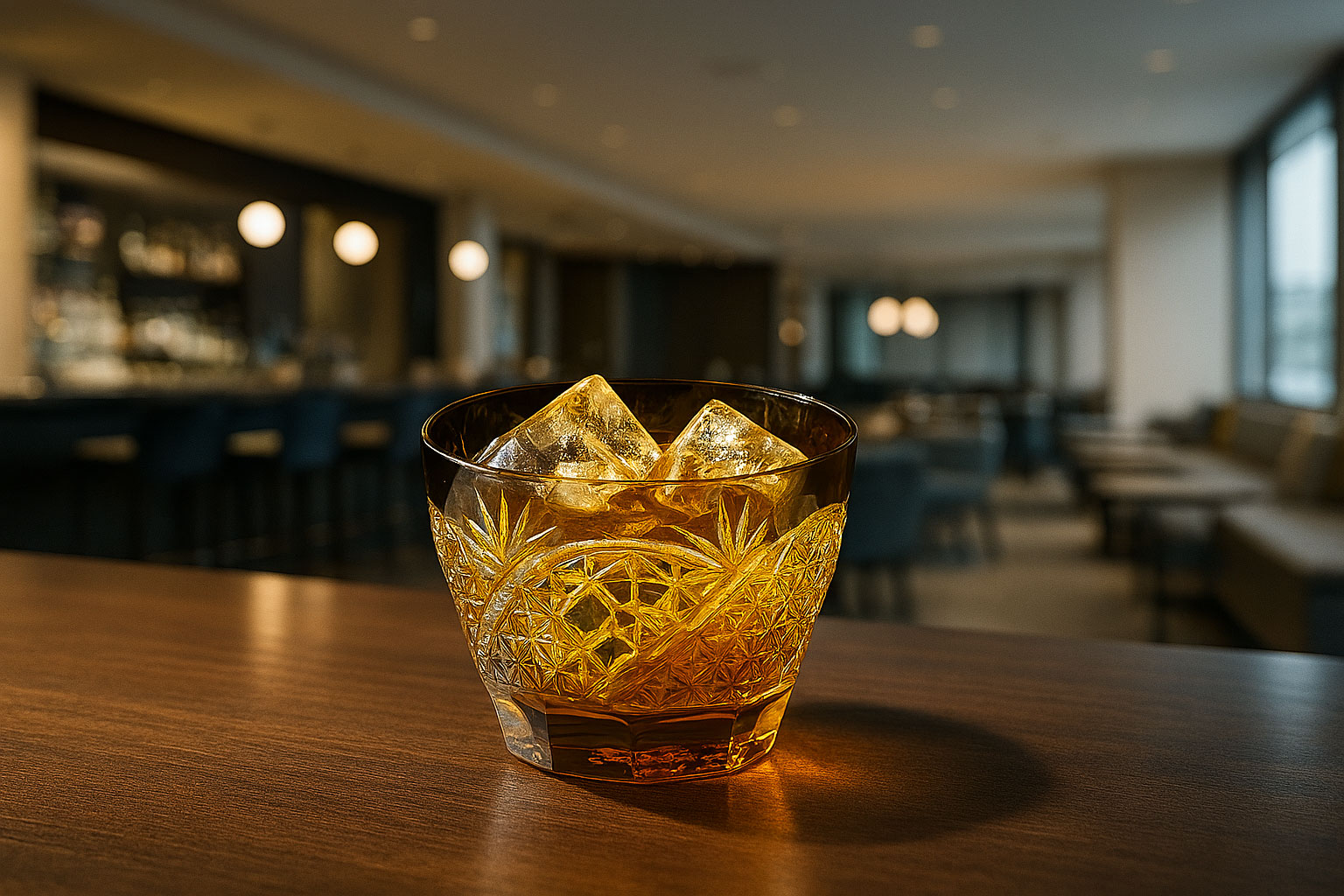 Ly sake lạnh ly whisky pha lê mẫu Moon Night 165ml chế tác thủ công Vianasa VS65688