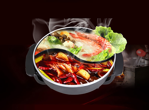 Lẩu điện 4.5L hợp kim nhôm 1800W Gather King VNDGK08