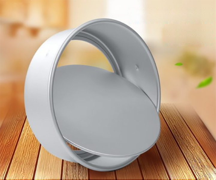 Khuôn làm bánh tròn Sanneng SN5046, chất liệu hợp kim nhôm, đế rời.