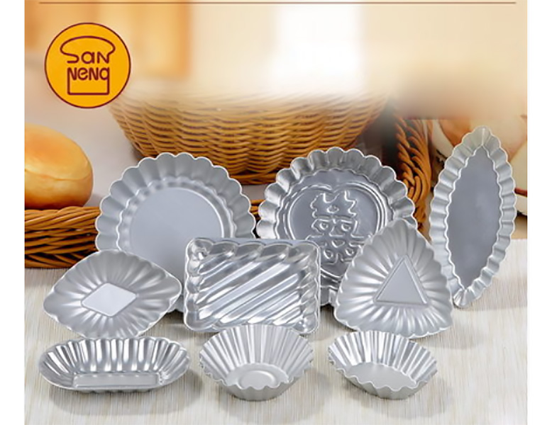 Khuôn làm bánh Sanneng SN6161, hợp kim nhôm, nhiều hình dáng.