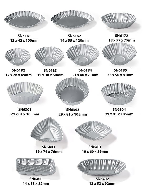 Khuôn làm bánh Sanneng SN6161, hợp kim nhôm, nhiều hình dáng.