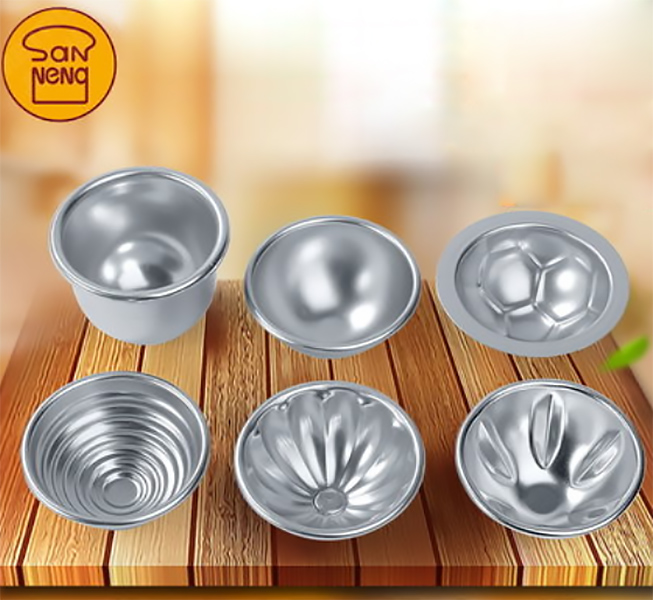 Khuôn làm bánh Sanneng SN6041, hợp kim nhôm, nhiều hình dáng.