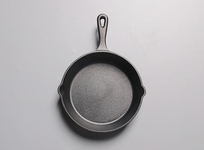 Chảo gang đáy bằng nướng beefsteak nướng philê cá nấu sốt WH10