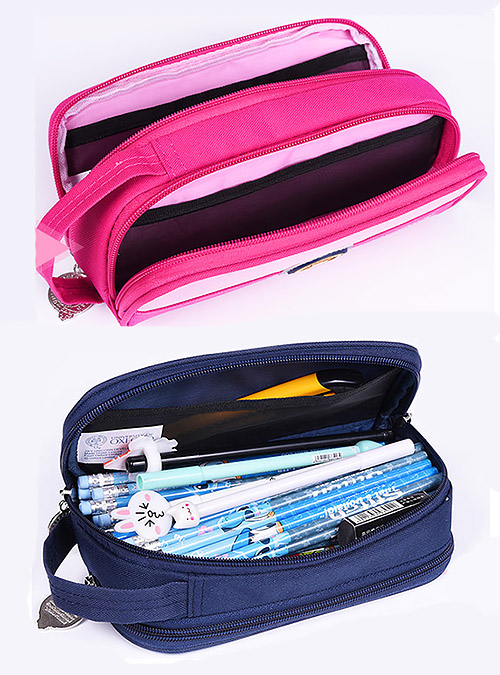 Hộp bút học sinh Oxford X5605, chất liệu Polyester chống nước tốt.