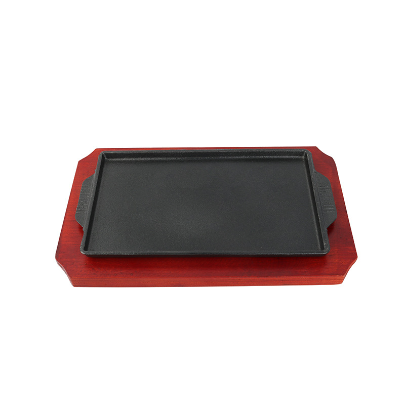 Chảo gang chữ nhật ăn món beefsteak các món tây OG8966B