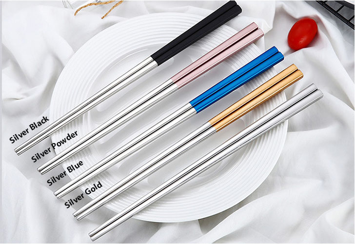 Đũa ăn inox MTZJ CHOPSTICK chất liệu inox 304.