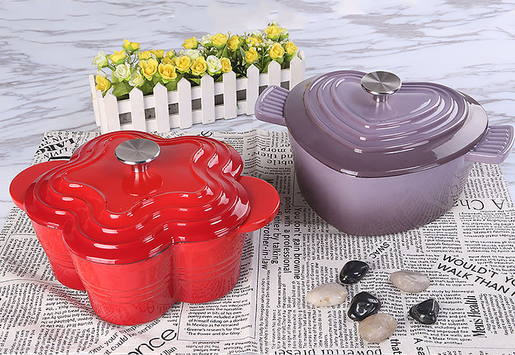 Nồi gang cao cấp giữ nóng 23cm nắp gang Tasty TAT0328.