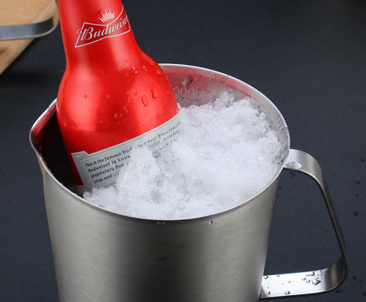 Ca inox 304 có vạch chia dung tích OEM HS502