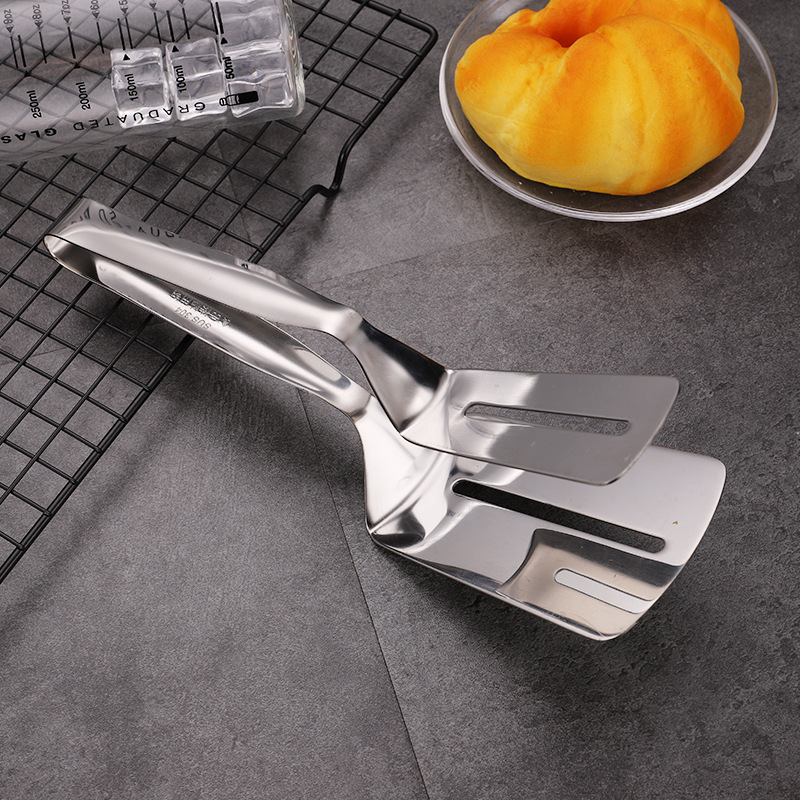 Kẹp gắp beafsteak gắp pizza inox 304 OEM 01501