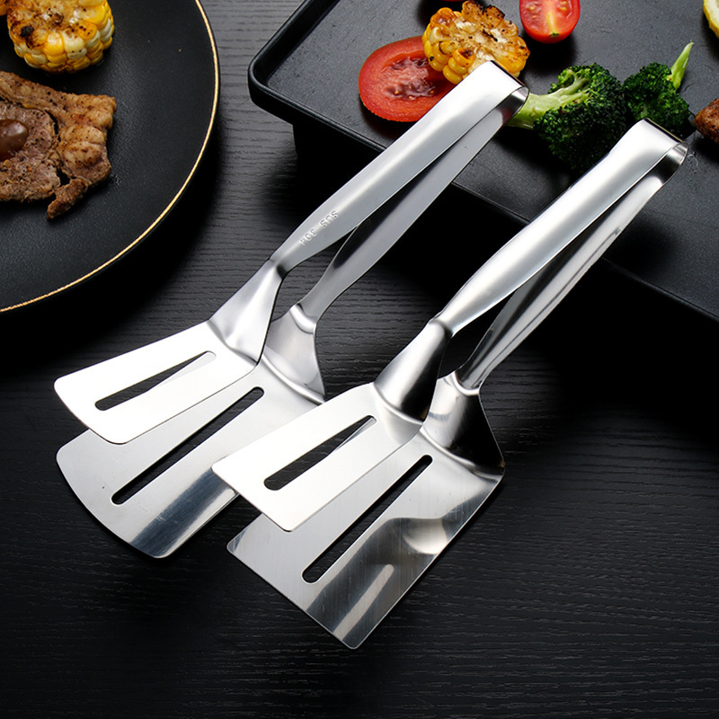 Kẹp gắp beafsteak gắp pizza inox 304 OEM 01501