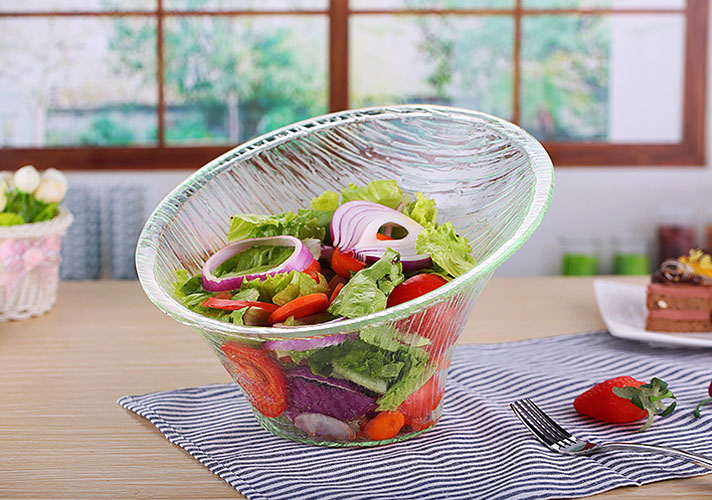 Tô thố đựng salad rau trộn Port PO106 chất liệu acrylic.