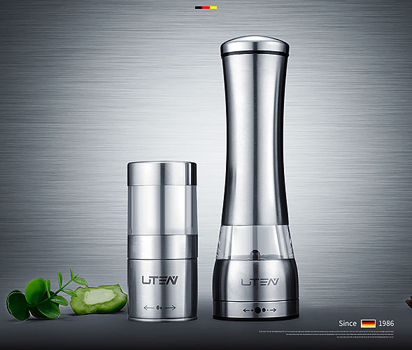 Dụng cụ xay tiêu cầm tay inox 304 Uten YT54