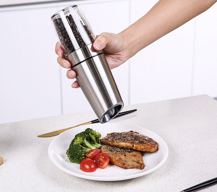 Xay tiêu cầm tay dùng pin inox 304 OEM ZXD33