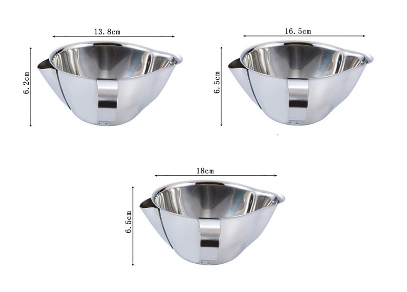 Ca lọc váng mỡ nước dùng 500ml inox 304 Uten YY01.