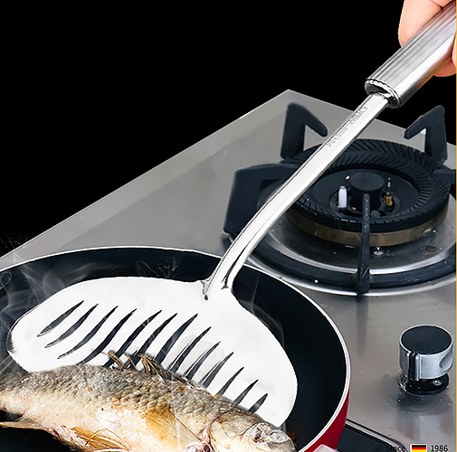 Sạn chiên cá chiên trứng inox 304 Uten YT37