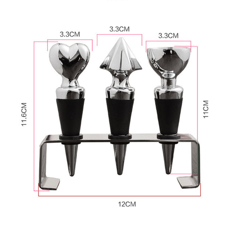 Nút đậy chai rượu vang nắp đậy champagne nắp đậy whisky inox KO9901