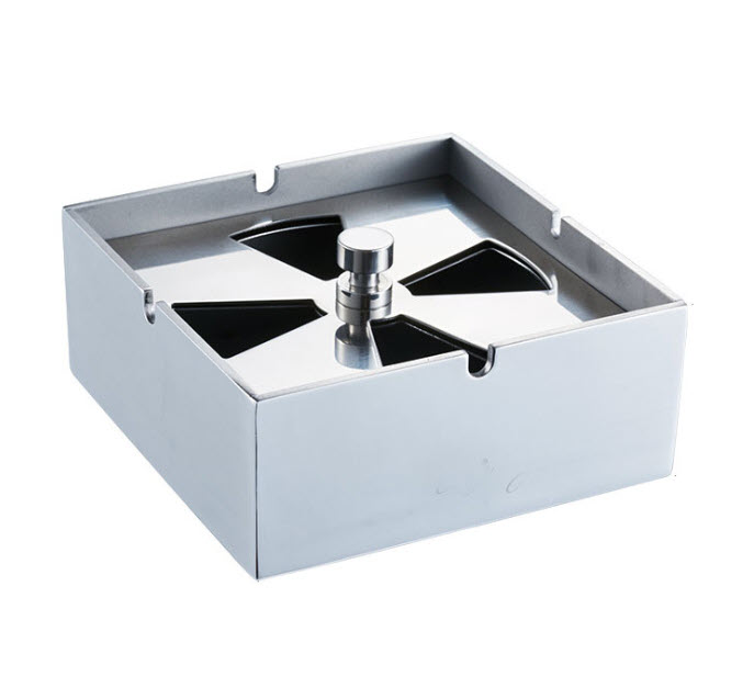 Gạt tàn inox 3mm có nắp chặn Epalace WR21007L