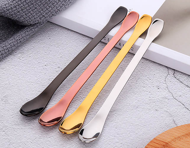 Muỗng cafe inox 304 mạ vàng Yixiang YX001