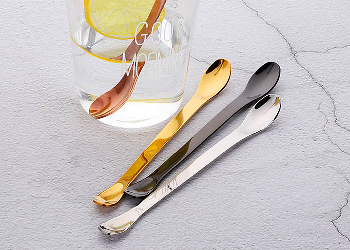 Muỗng cafe inox 304 mạ vàng Yixiang YX001
