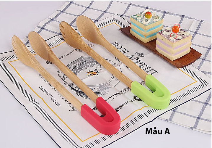 Kẹp gắp thức ăn gắp bánh bằng gỗ Craftsman CM1478