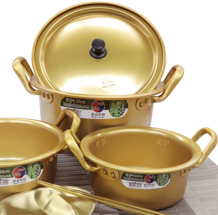 [ Giá khuyến mãi ] Nồi nhôm vàng nhập khẩu Hàn Quốc Expo HQ1425