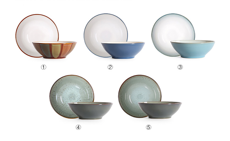 Tô gốm porcelain handmade OMK OMKT04 cho nhà hàng quán ăn.