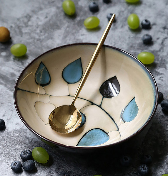 Tô gốm porcelain handmade OMK GC15.