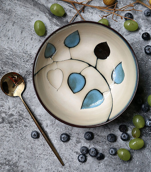 Tô gốm porcelain handmade OMK GC15.