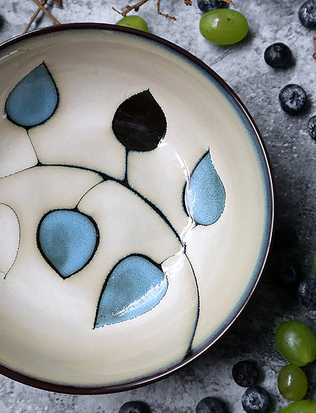 Tô gốm porcelain handmade OMK GC15.