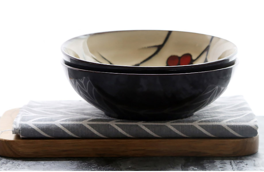 Bộ tô chén dĩa gốm porcelain handmade OMK GC100.