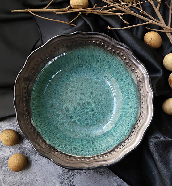 Tô gốm porcelain handmade OMK GC101 nhà hàng khách sạn.
