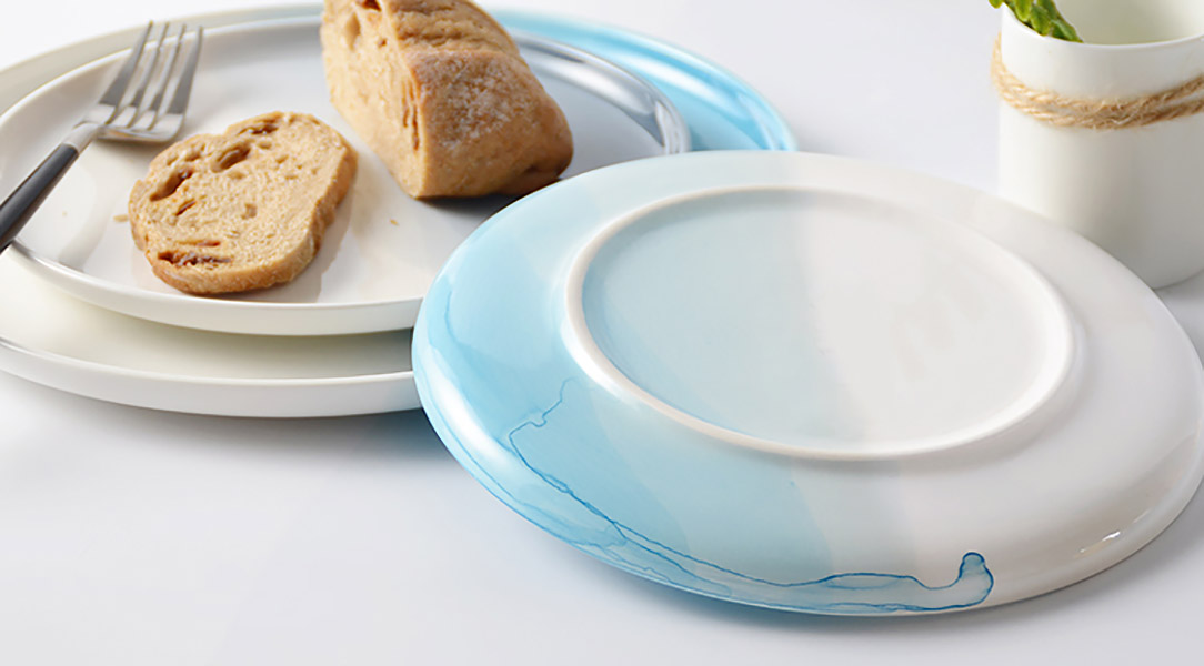 Dĩa bằng gốm sứ porcelain McAllen MA005B.